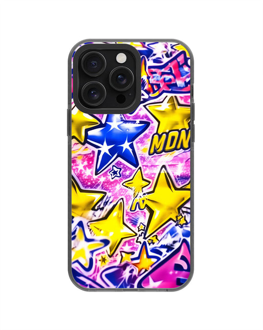Latest 3rd-Generation Pop Tough Matte Stars iPhone Case (MagSafe-Compatible) [Back Cover Only]