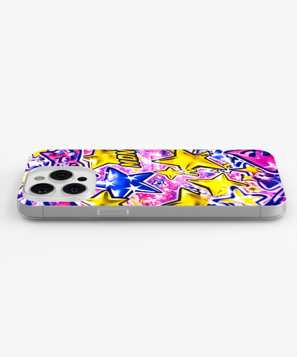 Latest 3rd-Generation Crystal Tough Glossy Stars iPhone Case (MagSafe-Compatible)
