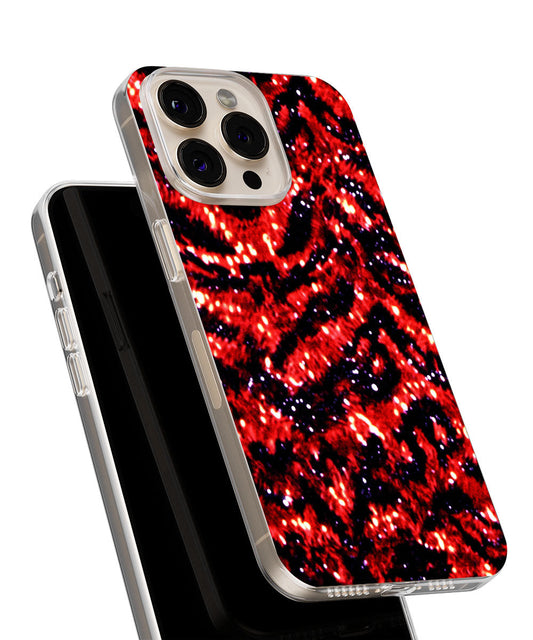 Latest 3rd-Generation Crystal Tough Glossy Tiger Stripes iPhone Case (MagSafe-Compatible)
