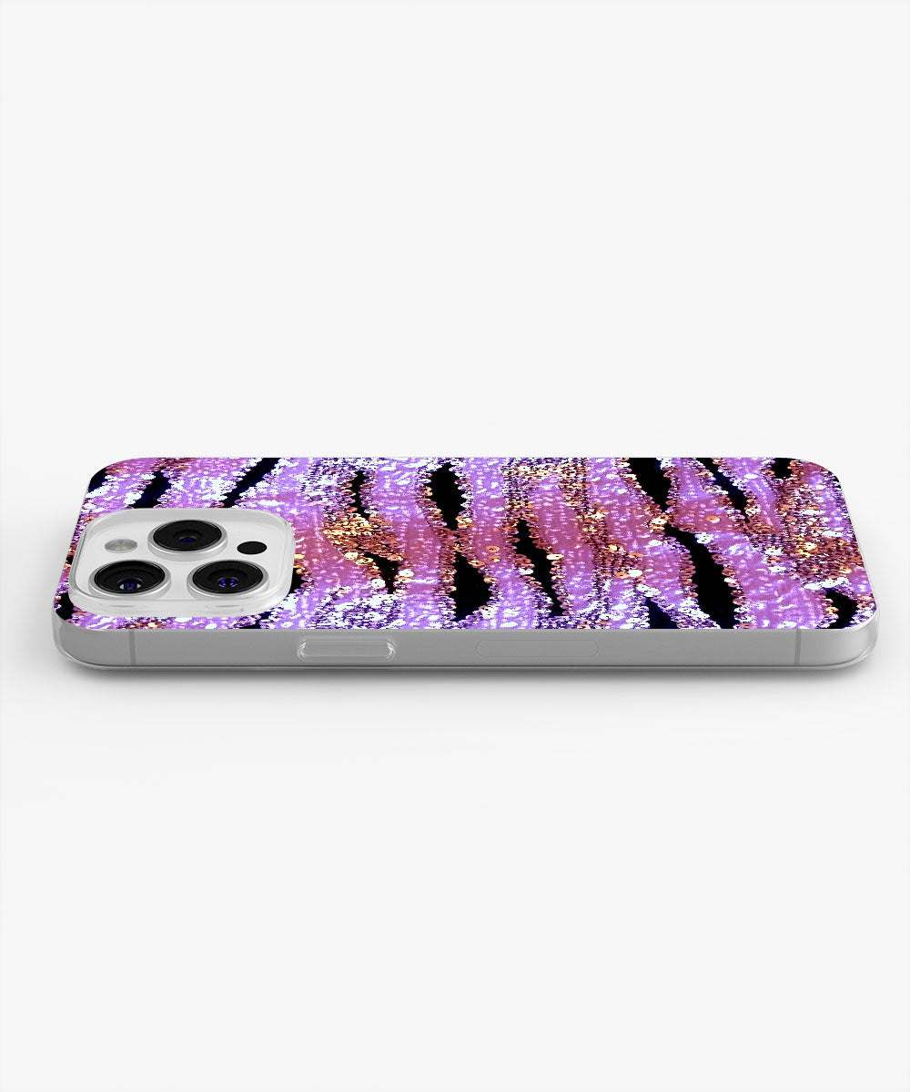 Latest 3rd-Generation Crystal Tough Glossy Tiger Stripes iPhone Case (MagSafe-Compatible)