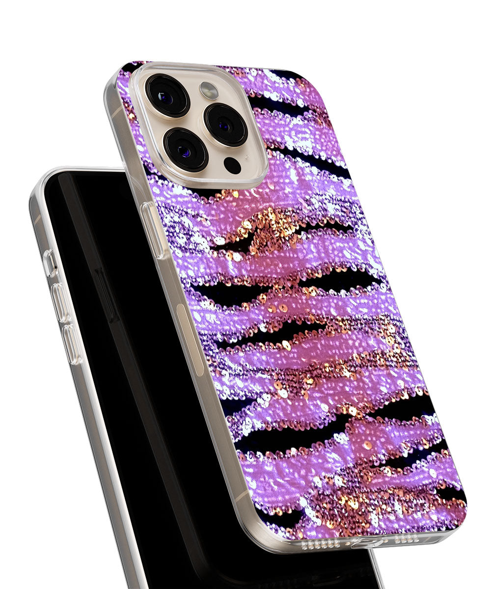 Latest 3rd-Generation Crystal Tough Glossy Tiger Stripes iPhone Case (MagSafe-Compatible)