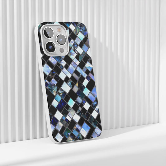 Latest 3rd-Generation Crystal Tough Glossy Checks iPhone Case
