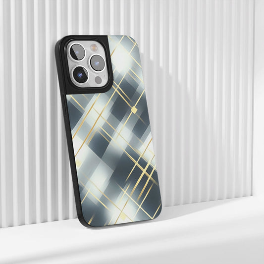 Industry-Level Tough Matte Checks iPhone Case