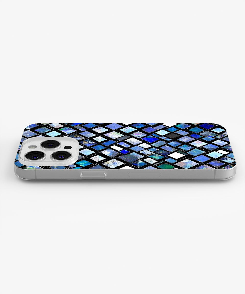 Latest 3rd-Generation Crystal Tough Glossy Checks iPhone Case (MagSafe-Compatible)