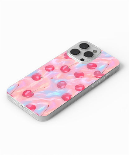 Latest 3rd-Generation Crystal Tough Glossy Cherries iPhone Case (MagSafe-Compatible)