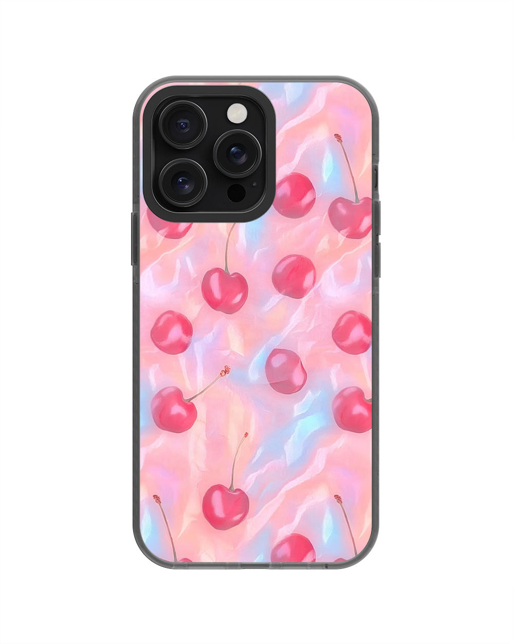 Latest 3rd-Generation Pop Tough Matte Cherries iPhone Case (MagSafe-Compatible) [Back Cover Only]
