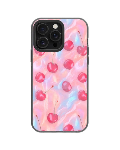 Latest 3rd-Generation Pop Tough Matte Cherries iPhone Case (MagSafe-Compatible) [Back Cover Only]