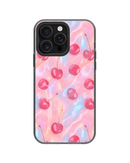 Latest 3rd-Generation Pop Tough Matte Cherries iPhone Case (MagSafe-Compatible) [Back Cover Only]