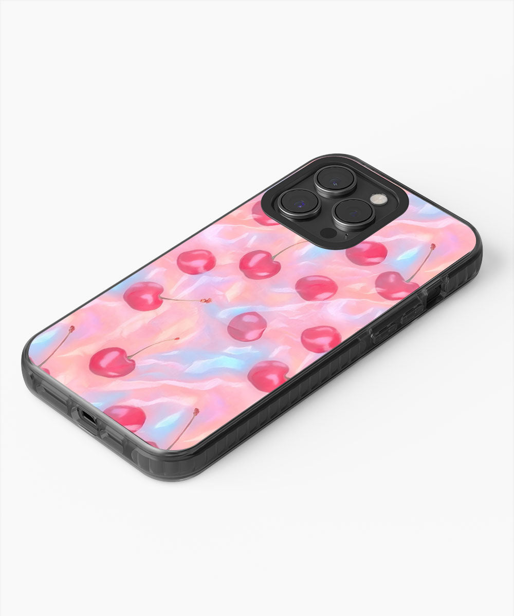 Latest 3rd-Generation Pop Tough Matte Cherries iPhone Case (MagSafe-Compatible)