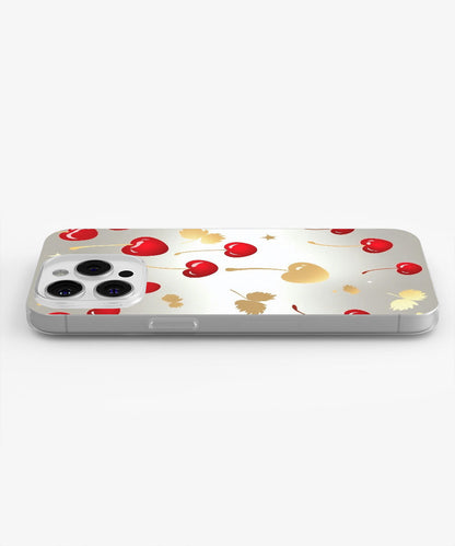 Latest 3rd-Generation Crystal Tough Glossy Cherries iPhone Case (MagSafe-Compatible)