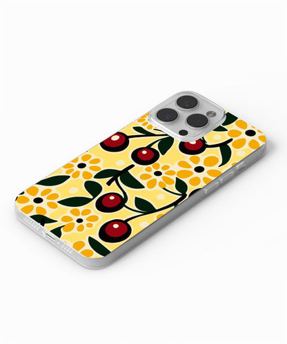 Latest 3rd-Generation Crystal Tough Glossy Cherries iPhone Case (MagSafe-Compatible)