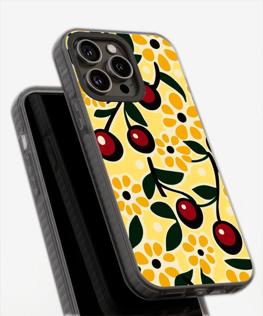 Latest 3rd-Generation Pop Tough Matte Cherries iPhone Case (MagSafe-Compatible)
