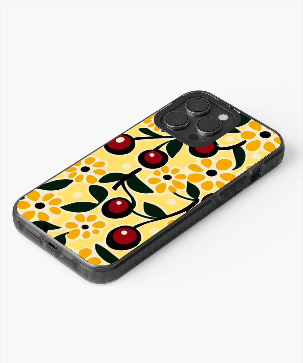 Latest 3rd-Generation Pop Tough Matte Cherries iPhone Case (MagSafe-Compatible)