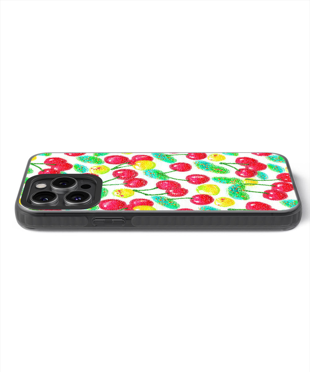Latest 3rd-Generation Pop Tough Matte Cherries iPhone Case (MagSafe-Compatible)