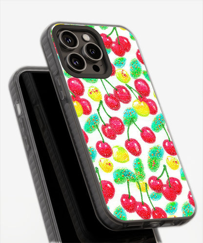 Latest 3rd-Generation Pop Tough Matte Cherries iPhone Case (MagSafe-Compatible)