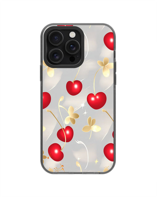 Latest 3rd-Generation Pop Tough Matte Cherries iPhone Case (MagSafe-Compatible) [Back Cover Only]
