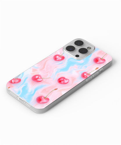 Latest 3rd-Generation Crystal Tough Glossy Cherries iPhone Case (MagSafe-Compatible)