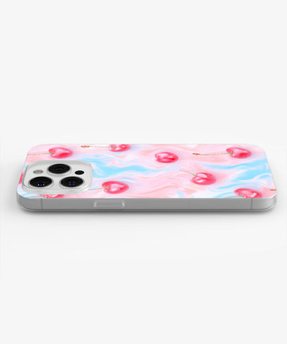 Latest 3rd-Generation Crystal Tough Glossy Cherries iPhone Case (MagSafe-Compatible)