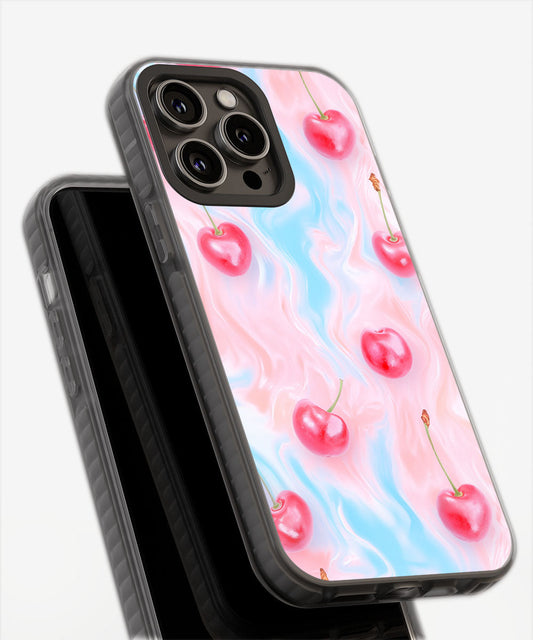 Latest 3rd-Generation Pop Tough Matte Cherries iPhone Case (MagSafe-Compatible)