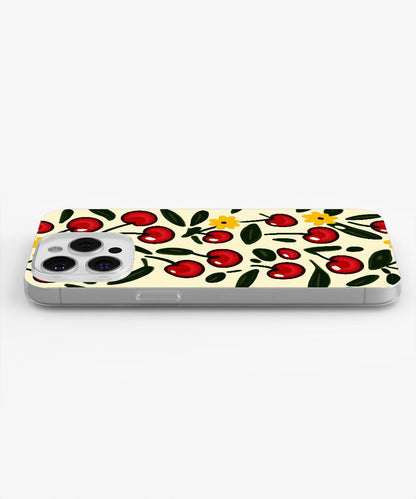 Latest 3rd-Generation Crystal Tough Glossy Cherries iPhone Case (MagSafe-Compatible)
