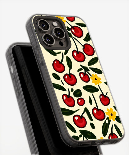 Latest 3rd-Generation Pop Tough Matte Cherries iPhone Case (MagSafe-Compatible)