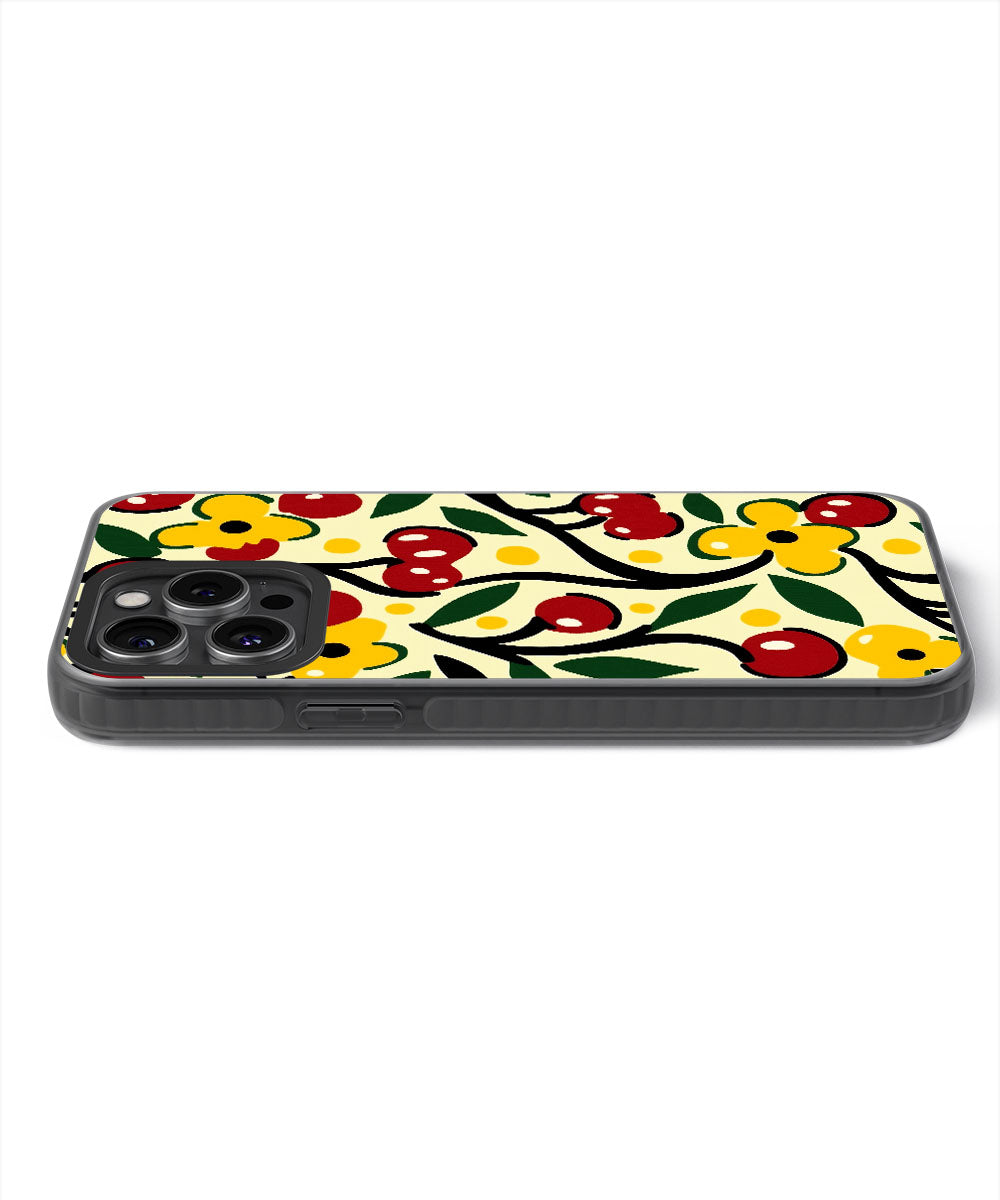Latest 3rd-Generation Pop Tough Matte Cherries iPhone Case (MagSafe-Compatible)
