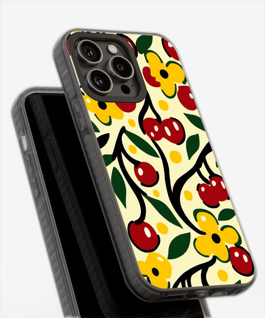 Latest 3rd-Generation Pop Tough Matte Cherries iPhone Case (MagSafe-Compatible)