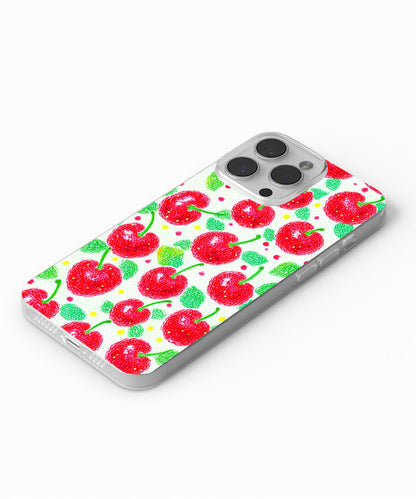 Latest 3rd-Generation Crystal Tough Glossy Cherries iPhone Case (MagSafe-Compatible)