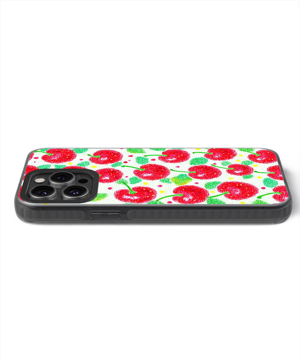 Latest 3rd-Generation Pop Tough Matte Cherries iPhone Case (MagSafe-Compatible)