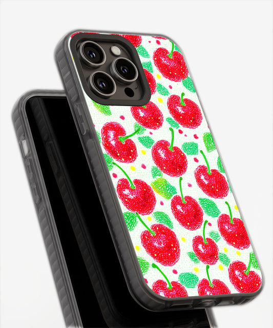Latest 3rd-Generation Pop Tough Matte Cherries iPhone Case (MagSafe-Compatible)