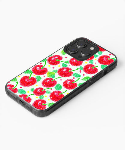 Latest 3rd-Generation Pop Tough Matte Cherries iPhone Case (MagSafe-Compatible)