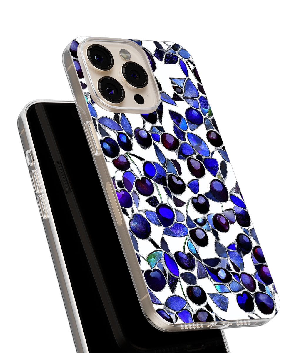 Latest 3rd-Generation Crystal Tough Glossy Cherries iPhone Case (MagSafe-Compatible)