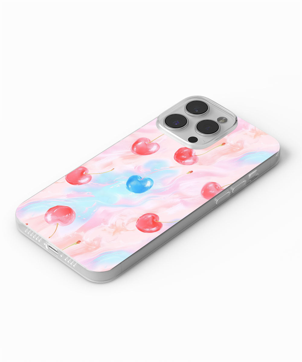 Latest 3rd-Generation Crystal Tough Glossy Cherries iPhone Case (MagSafe-Compatible)