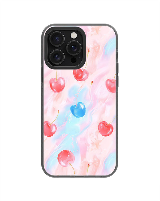 Latest 3rd-Generation Pop Tough Matte Cherries iPhone Case (MagSafe-Compatible) [Back Cover Only]