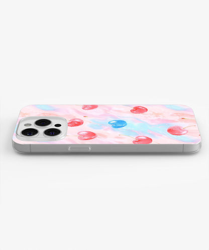 Latest 3rd-Generation Crystal Tough Glossy Cherries iPhone Case (MagSafe-Compatible)