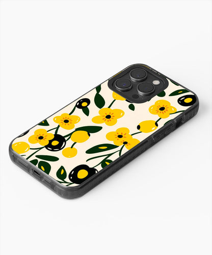 Latest 3rd-Generation Pop Tough Matte Flowers iPhone Case (MagSafe-Compatible)