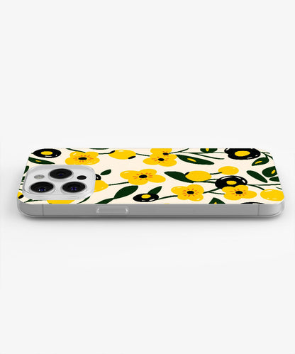 Latest 3rd-Generation Crystal Tough Glossy Flowers iPhone Case (MagSafe-Compatible)