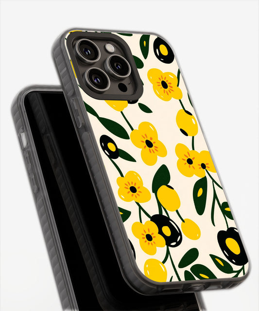 Latest 3rd-Generation Pop Tough Matte Flowers iPhone Case (MagSafe-Compatible)