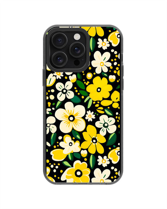 Latest 3rd-Generation Pop Tough Matte Flowers iPhone Case (MagSafe-Compatible) [Back Cover Only]
