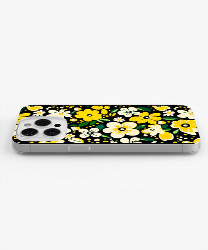 Latest 3rd-Generation Crystal Tough Glossy Flowers iPhone Case (MagSafe-Compatible)