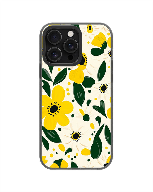 Latest 3rd-Generation Pop Tough Matte Flowers iPhone Case (MagSafe-Compatible) [Back Cover Only]