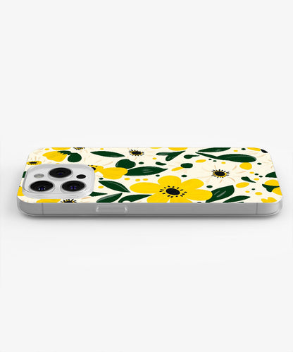 Latest 3rd-Generation Crystal Tough Glossy Flowers iPhone Case (MagSafe-Compatible)