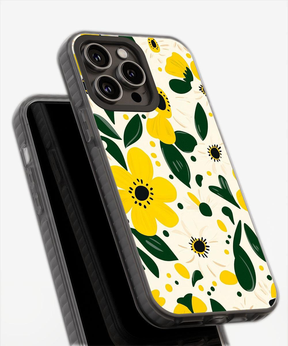 Latest 3rd-Generation Pop Tough Matte Flowers iPhone Case (MagSafe-Compatible)