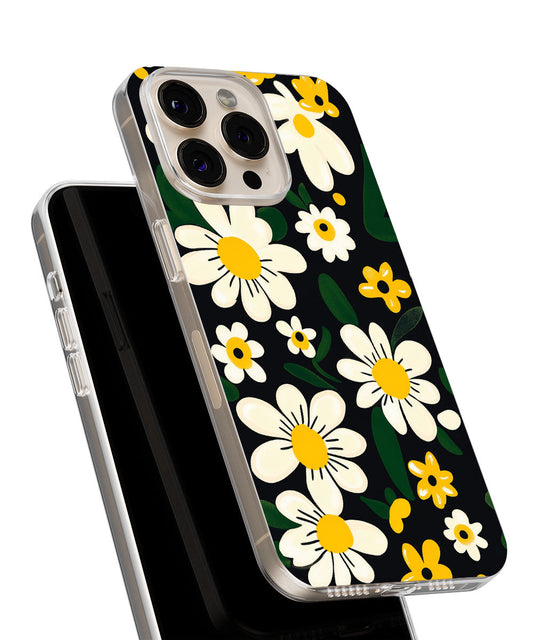 Latest 3rd-Generation Crystal Tough Glossy Flowers iPhone Case (MagSafe-Compatible)