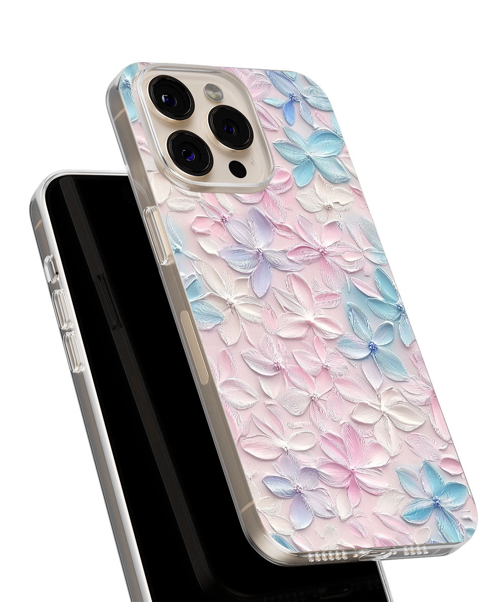 Latest 3rd-Generation Crystal Tough Glossy Flowers iPhone Case (MagSafe-Compatible)