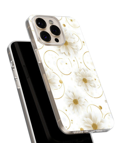 Latest 3rd-Generation Crystal Tough Glossy Flowers iPhone Case (MagSafe-Compatible)