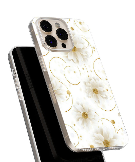 Latest 3rd-Generation Crystal Tough Glossy Flowers iPhone Case (MagSafe-Compatible)