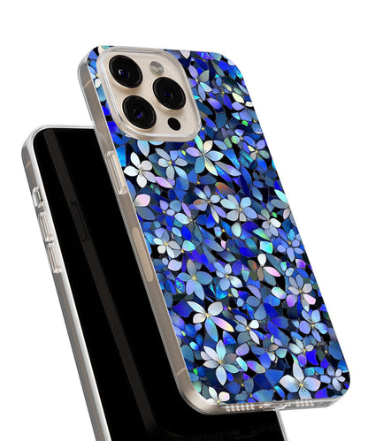 Latest 3rd-Generation Crystal Tough Glossy Flowers iPhone Case (MagSafe-Compatible)