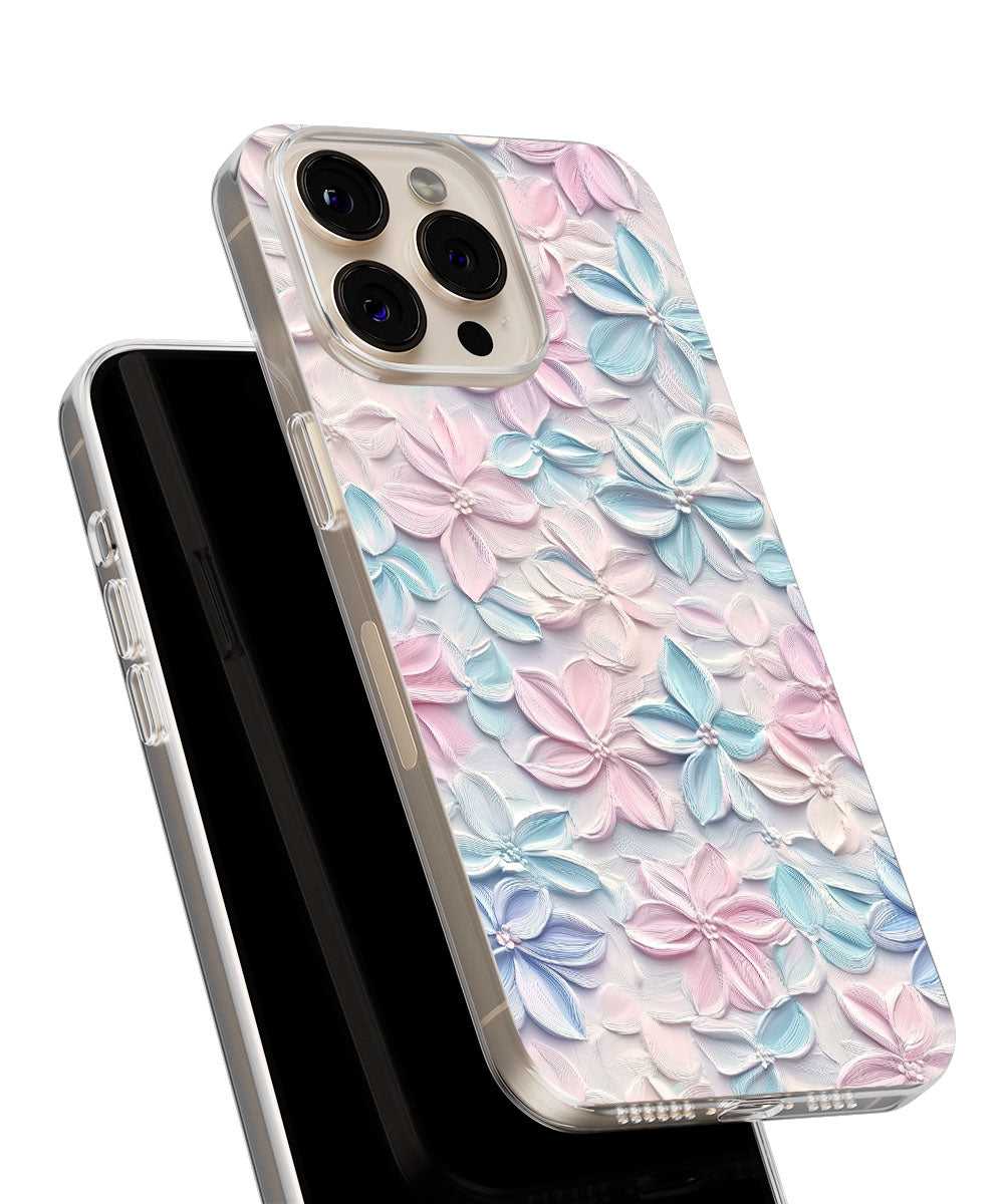 Latest 3rd-Generation Crystal Tough Glossy Flowers iPhone Case (MagSafe-Compatible)