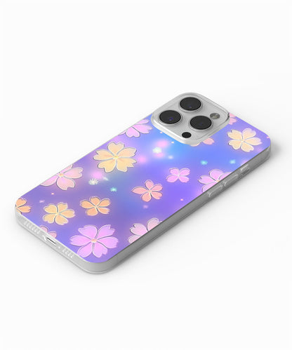 Latest 3rd-Generation Crystal Tough Glossy Flowers iPhone Case (MagSafe-Compatible)